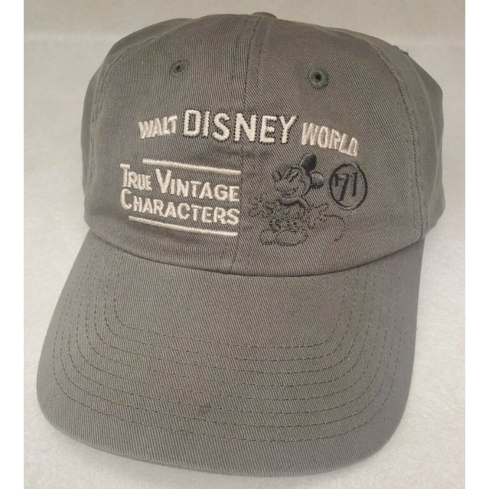 Walt Disney World True Vintage Characters ‘71 Strap Back Baseball Hat Cap